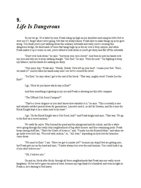 Full Download Freak The Mighty Chapter 9 
