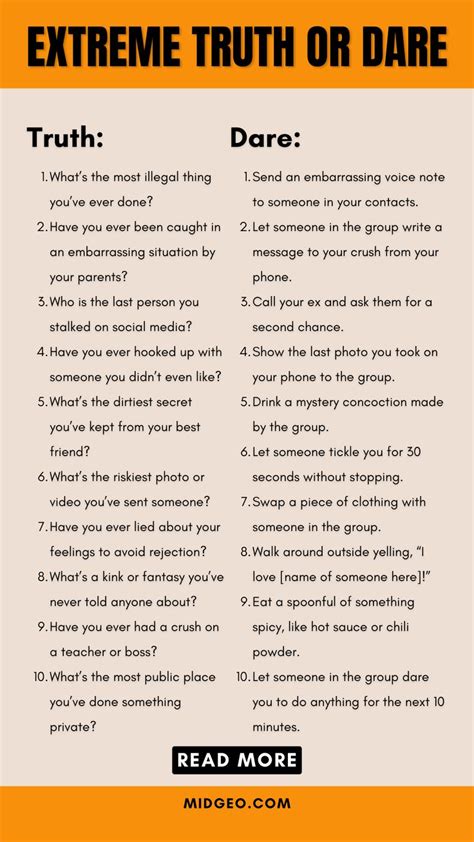 Freaky Truth Or Dare