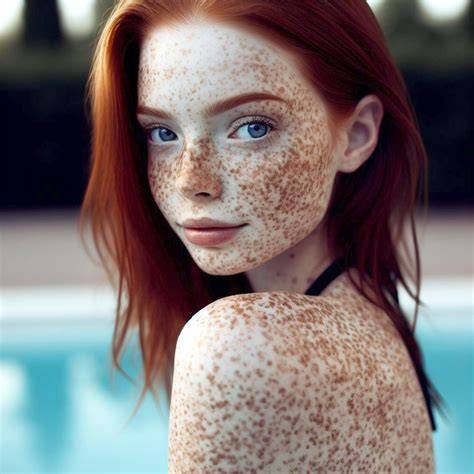 freckled redhead nude