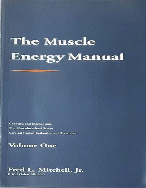fred l mitchell the muscle energy manual