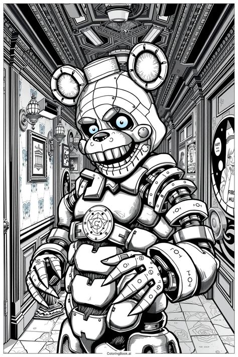 Freddy Para Colorear
