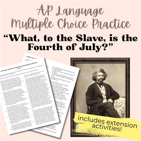 Frederick Douglass Ap Language Multiple Choice Answers