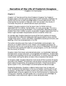 Frederick Douglass Summary Chapter 1