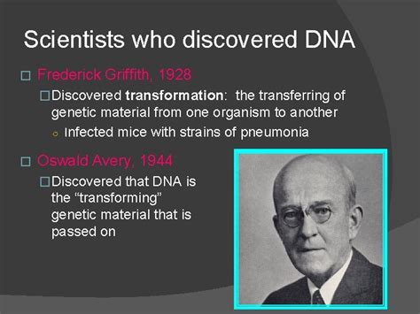 frederick griffith discovered