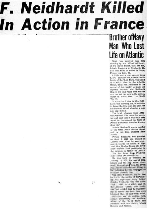 frederick neidhardt biography