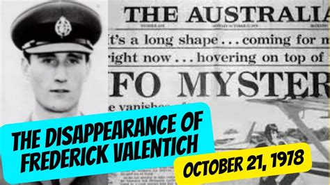 Frederick Valentich's Disappearance