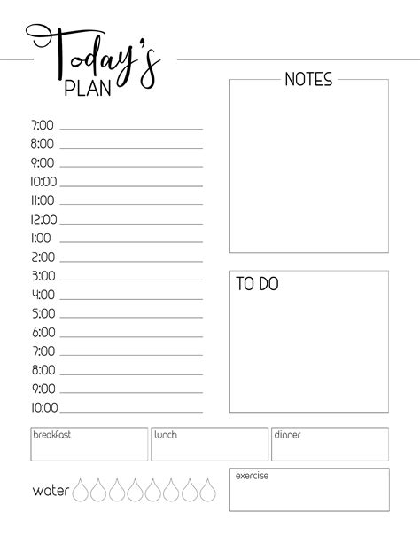 Free 11 Daily Worksheet Templates In Pdf Ms Daily Schedule Worksheet - Daily Schedule Worksheet