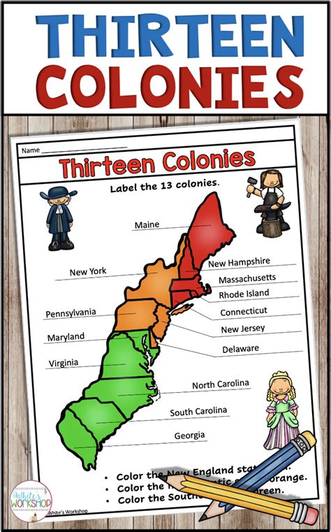 Free 13 Colonies Maps Tpt Thirteen Colonies Map Worksheet Answers - Thirteen Colonies Map Worksheet Answers