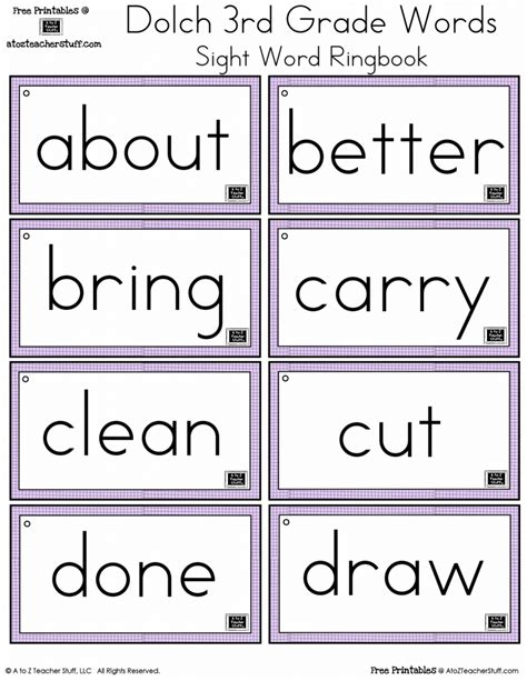Free 2nd Grade Flash Cards Tpt Second Grade Flash Cards - Second Grade Flash Cards