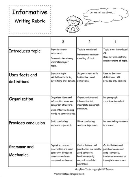 Free 2nd Grade Informational Text Rubrics Tpt Informational Text For 2nd Grade - Informational Text For 2nd Grade