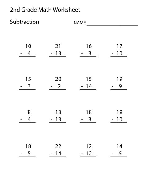 Free 2nd Grade Math Worksheets Printable W Answers 2nd Grade Math - 2nd Grade Math