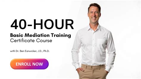 Free 40 Hour Basic Mediation Training Online