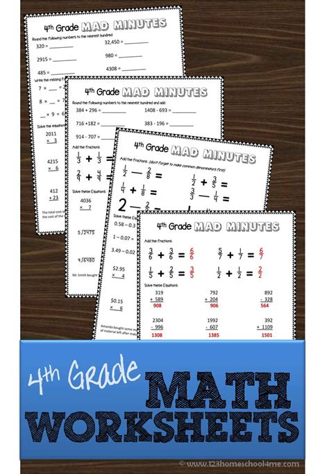 Free 4th Grade Independent Work Packets Tpt 4th Grade Math Worksheet Packets - 4th Grade Math Worksheet Packets