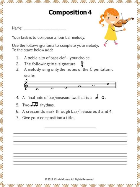 Free 4th Grade Music Composition Projects Tpt 4th Grade Music - 4th Grade Music