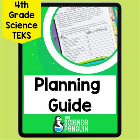 Free 4th Grade Science Teks Planning Guide Full Teks Science 4th Grade - Teks Science 4th Grade