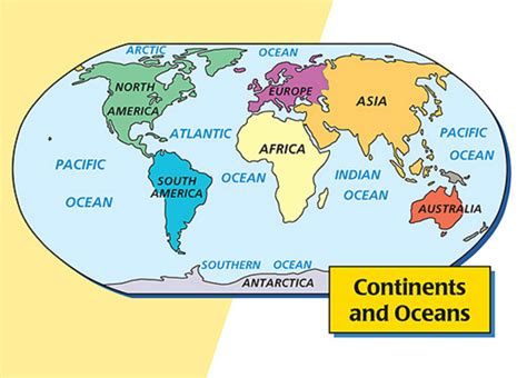 Free 7 Continents And Oceans Printable Pdf Worksheets Labeling Continents Worksheet - Labeling Continents Worksheet