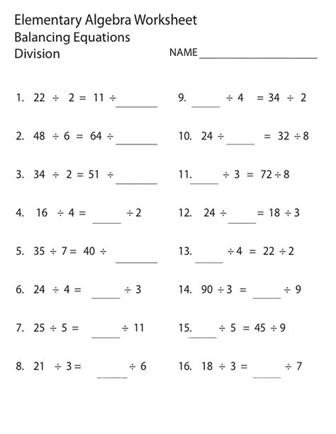 Free 9th Grade Math Worksheets And Answers
