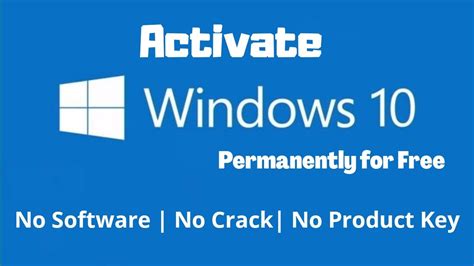 free activation win 10 software