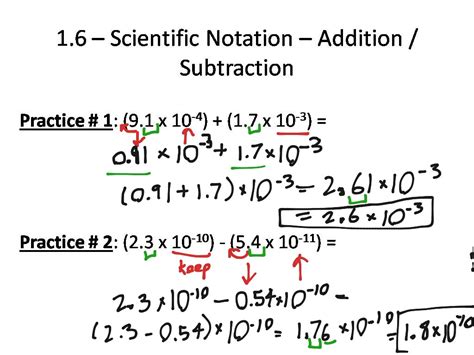 Free Adding And Subtracting Scientific Notation Worksheets Scientific Notation Worksheet Adding And Subtraction - Scientific Notation Worksheet Adding And Subtraction