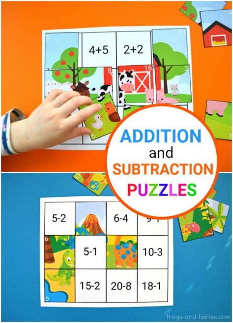 Free Addition And Subtraction Puzzles For Google Slides Subtraction Puzzle - Subtraction Puzzle