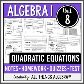 free algebra 1 unit 8 review factoring