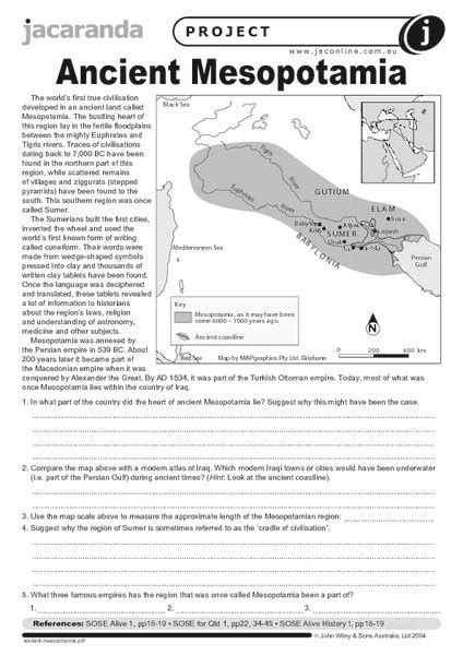 Free Ancient World Worksheets Egypt Mesopotamia India Ancient Mesopotamia Worksheet - Ancient Mesopotamia Worksheet