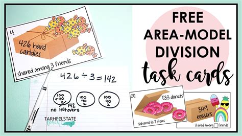 Free Area Model Division Teaching Resource Tarheelstate Teacher Rectangle Method For Division - Rectangle Method For Division