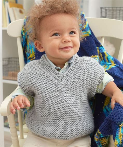 Free Baby Vest Knitting Pattern