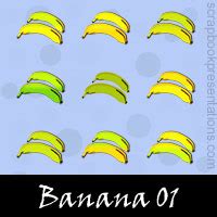 Free Banana Scrapbook Downloads Kit Printables Printable Picture Of Banana - Printable Picture Of Banana