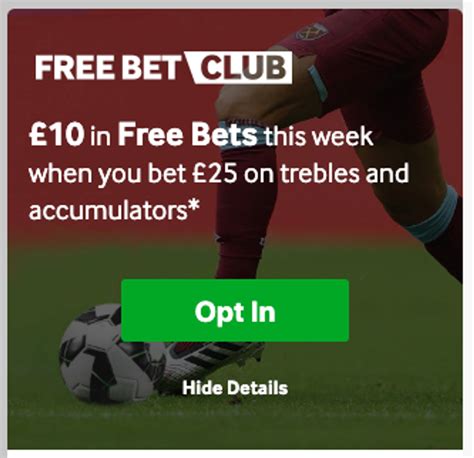 free bet clubs