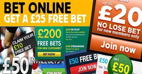 free bets bookmakers