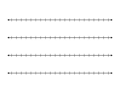 Free Blank Number Lines All Grade Levels Mashup 1 To 20 Number Line - 1 To 20 Number Line