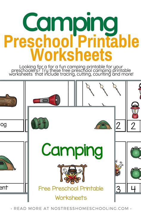 Free Camping Preschool Worksheets 30 Pages Preschool Camping Coloring Pages - Preschool Camping Coloring Pages