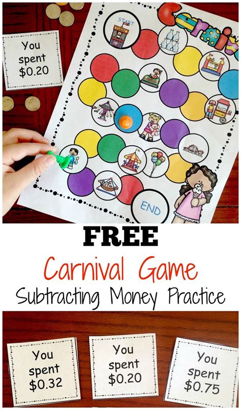 Free Carnival Subtracting Money Games Money Subtraction - Money Subtraction