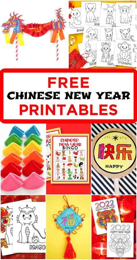 Free Chinese New Year Printables Made With Happy Chinese New Year Pictures To Colour - Chinese New Year Pictures To Colour