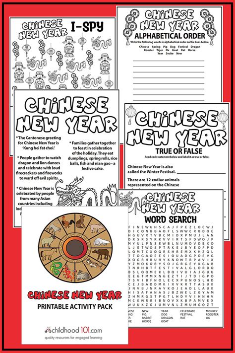 Free Chinese New Year Worksheets Edhelper Com Chinese New Year Writing Activities - Chinese New Year Writing Activities