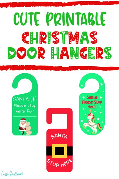 Free Christmas Door Hanger Printable Required Kids To Printable Christmas Door Hanger - Printable Christmas Door Hanger