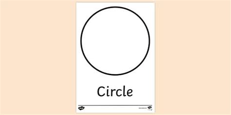 Free Circle Outline Colouring Page Ece Twinkl Nz Circle Coloring Pages Preschool - Circle Coloring Pages Preschool