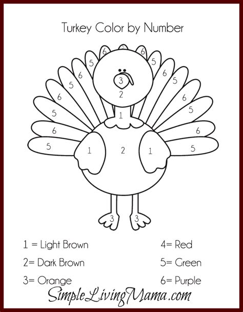 Free Color By Number Thanksgiving Printables Artsy Pretty Color By Number Thanksgiving Printables - Color By Number Thanksgiving Printables