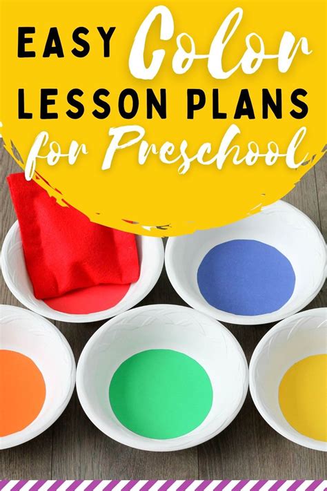 Free Color Lesson Plans For Preschool Stay At Color Activity For Preschoolers - Color Activity For Preschoolers