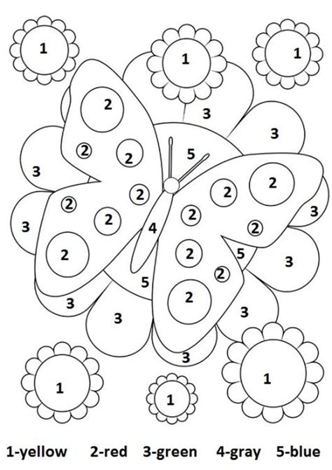 Free Coloring Numbers Worksheet Kindergarten Worksheets Color By Number Kindergarten Worksheet - Color By Number Kindergarten Worksheet