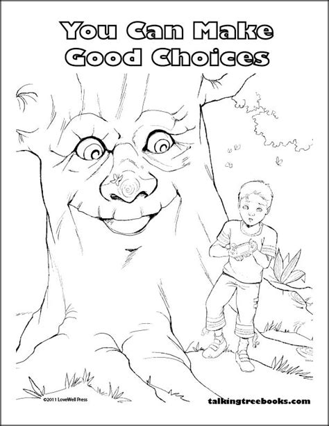 Free Coloring Pages For Elementary Social Emotional Learning Making Good Choices Coloring Pages - Making Good Choices Coloring Pages