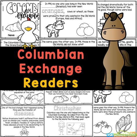 Free Columbian Exchange For Kids Printable Readers 123 Columbian Exchange Worksheet High School - Columbian Exchange Worksheet High School