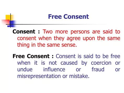free consent pptx