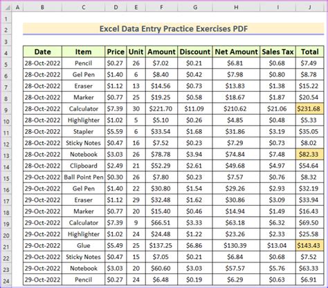 Free Data Entry Practice Test