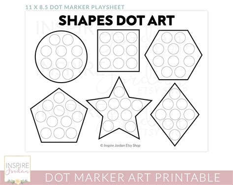 Free Do A Dot Shapes Markers Printables My Do A Dot Printables Shapes - Do A Dot Printables Shapes