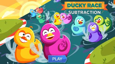 Free Ducky Race Subtraction Games Free Online Games Ducky Subtraction - Ducky Subtraction