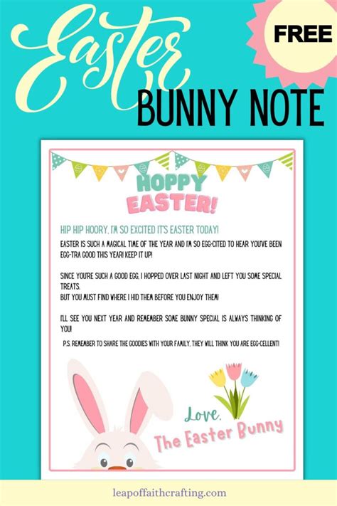 Free Easter Bunny Note Printable Editable Letter Templates Writing To The Easter Bunny - Writing To The Easter Bunny