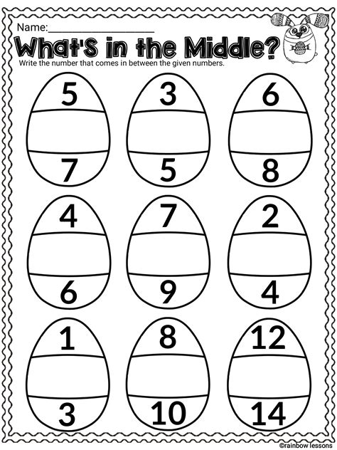 Free Easter Math Worksheet Kindergarten Worksheets Kindergarten Easter Worksheets - Kindergarten Easter Worksheets