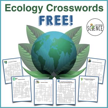 Free Ecology Crossword Puzzles Amy Brown Science Biomes Of The World Answer Key - Biomes Of The World Answer Key